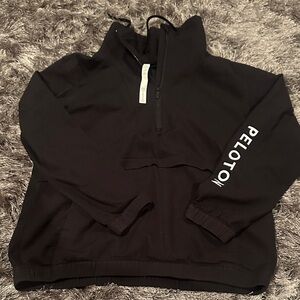 Peloton Lululemon  Black Quarter-Zip Jacket Size 10